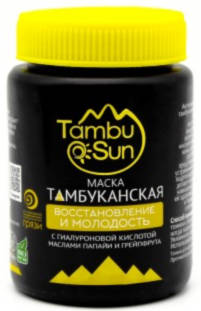 Маска грязевая Тамбу-Сан с Тамбуканской грязью и гиалурон. кис-ой Молодость и восст 100мл /Бизорюк/