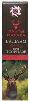 Бальзам Целебный Алтай Панты марала При псориазе 30мл /Бизорюк/