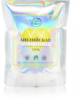 Английская соль TambuSun Уход за волосами 1000гр /Бизорюк/
