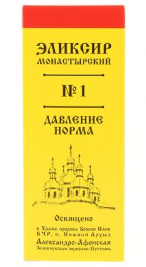Эликсир Монастырский №1 Давление норма Архыз 100мл /Бизорюк/