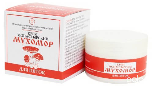 Крем Монастырский мухомор для пяток 50мл /Бизорюк/