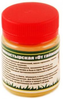 Мазь Монастырская Кавказский целитель От гайморита 40мл /Бизорюк/