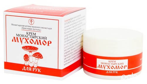 Крем Монастырский мухомор для рук 50мл /Бизорюк/