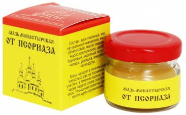 Мазь Монастырская От псориаза Архыз Премиум 25мл /Бизорюк/