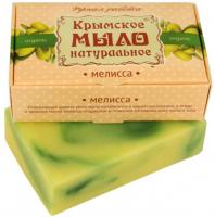 Крымское натуральное мыло на оливковом масле Мелисса 100 гр. /МДП/