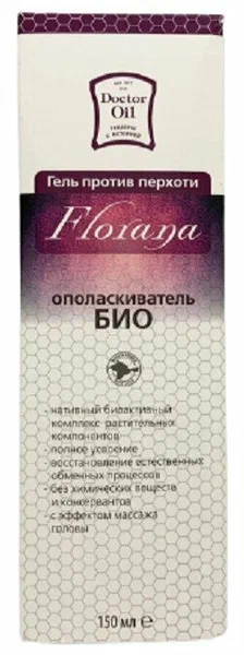 Гель ополаскиватель нативный для волос Florana 150мл /Доктор Ойл/