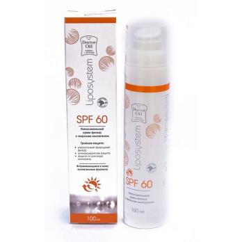 Крем-фильтр солнцезащитный Liposystem SPR 60 100мл /Доктор Ойл/