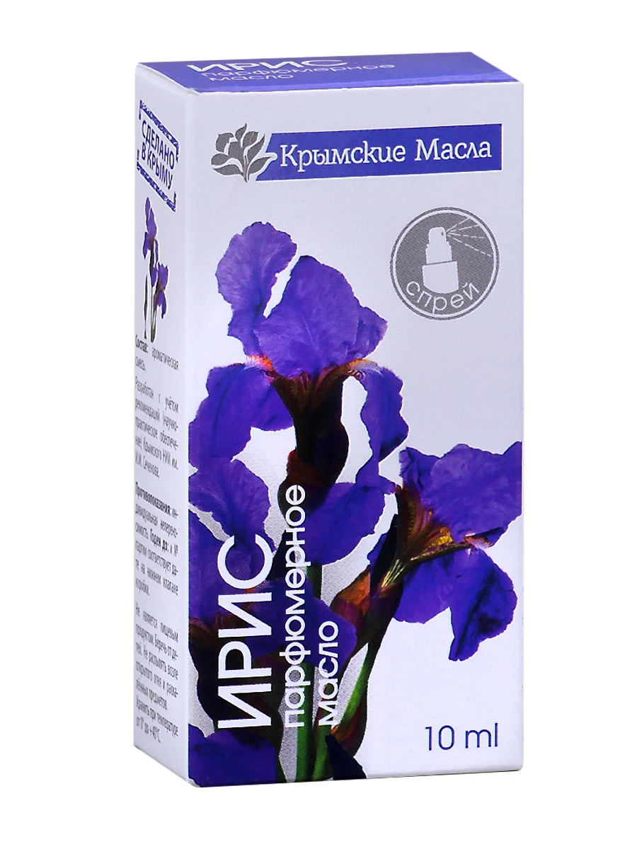 Парфюмерное масло Ирис 10мл /Крымские масла/