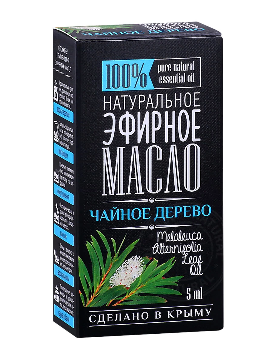 Эфирное масло Чайное дерево 5мл /Крымские масла/