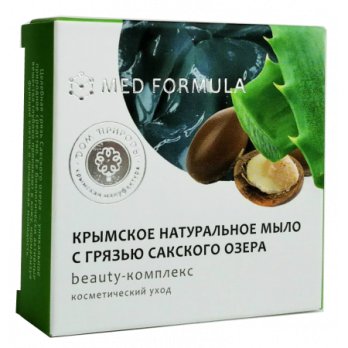 Крымское натуральное мыло на основе грязи сакского озера  BEAUTY-КОМПЛЕКС 50 гр. /МДП/